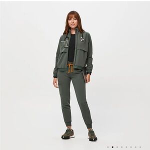 FIGS Moss Green Sydney Jacket